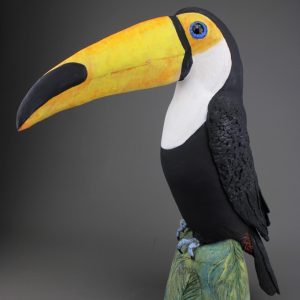 toco toucan in ceramic